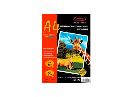 PAPEL FOTOGRAFICO ADHESIVO 20 HJS