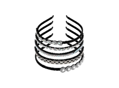 TIARA NEGRA CON BRILLO
