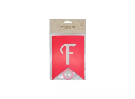 Imagen miniatura de BANDERINES FELIZ DIA MAMA (17X12CM/3M) ROSA/BLANCO