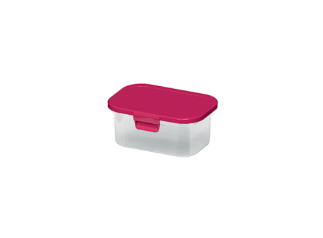 Imagen miniatura de RECIPIENTE CON TAPA FIJA - ROSA 600ML 555012087 NITRON