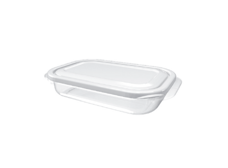 RECIPIENTE RASO RECTANGULAR - BLANCA 460ML 300012002 NITRON