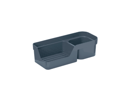 SOPORTE PLANO PARA DETERGENTE Y ESPONJA - PLOMO 545012086 NITRON