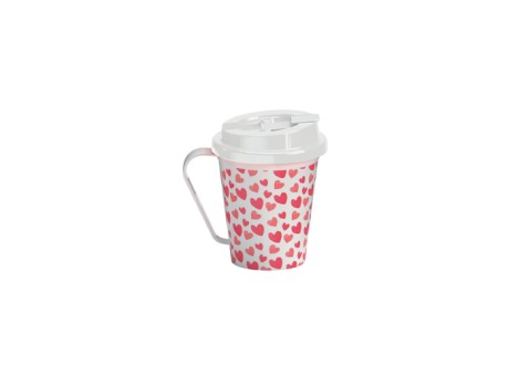 Imagen miniatura de TAZA CON TAPA - CORAZONES 350ML 550012657 NITRON