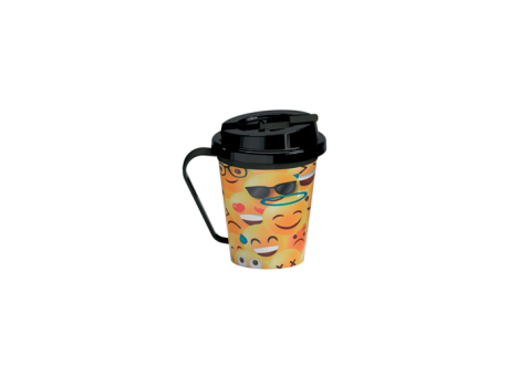 Imagen miniatura de TAZA CON TAPA - EMOJIS 350ML 550012659 NITRON