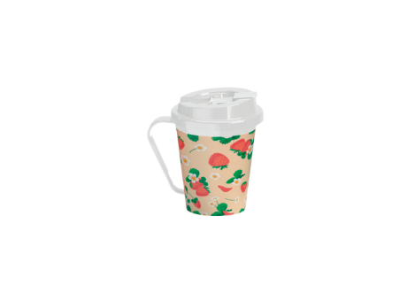 TAZA CON TAPA - FRESAS 350ML 550012658 NITRON