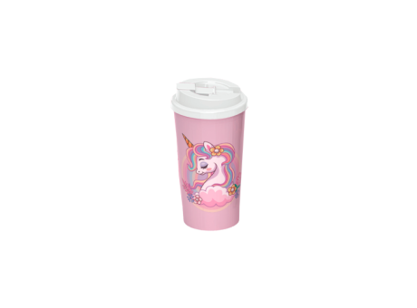 Imagen miniatura de TAZA CON TAPA - UNICORNIO 600ML 549012653 NITRON