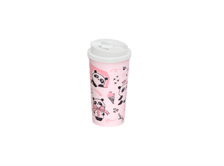 VASO CON TAPA - PANDAS 600ML 549012654 NITRON