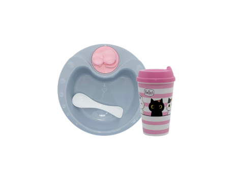 Imagen miniatura de KIT ALIMENTACION INFANTIL ALEGRIA-GATO R: 01601423 NEOPLAS