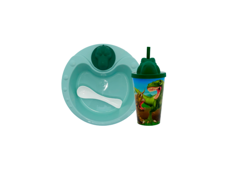 Imagen miniatura de KIT ALIMENTACION INFANTIL MOMENTOS-DINOSAURIO R: 01601125 NEOPLAS