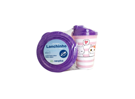 Imagen miniatura de KIT ESCOLAR BABY LANCHINHO GATO R: 01431028 NEOPLAS
