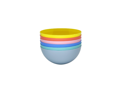 Imagen miniatura de KIT TIGELA S.BOWL PP 500ML-COLORS C/6 UNIDADES R: 01181099 NEOPLAS