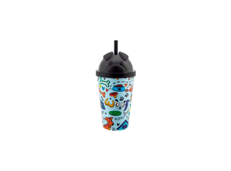 VASO BABY ANIMALES PP 350 ML PERRO- AZUL BIC R: 01195729 NEOPLAS
