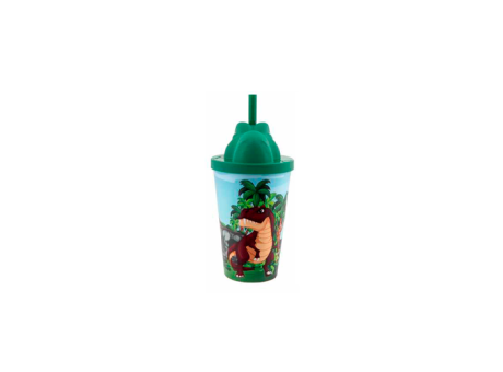VASO BABY ANIMALES PP 350ML DINOSAURIO-VERDE R: 01195737 NEOPLAS