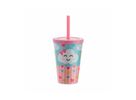 VASO BABY PP 350ML LLUVIA DE AMOR-ROSABEBE R: 01195745 NEOPLAS