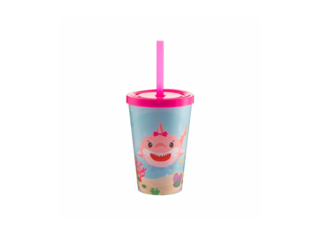 VASO BABY PP 350ML MARINO-ROSA NEON R: 01195753 NEOPLAS