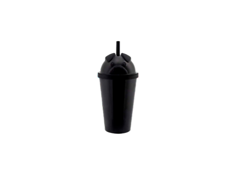 Imagen miniatura de VASO HAPPY ANIMALES LISO PS 350ML - PERRO-NEGRO R: 01103415 NEOPLAS
