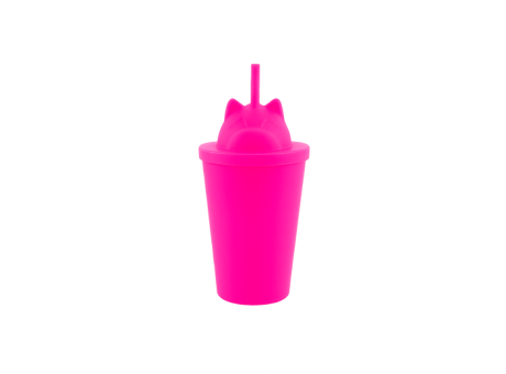 VASO HAPPY ANIMALES PS 350 ML-UNICORNIO-ROSAFLUOR R: 01103820 NEOPLAS
