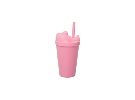 VASO HAPPY ANIMALES PS 350ML TIBURONCITO-ROSA BEBE R: 01103423 NEOPLAS