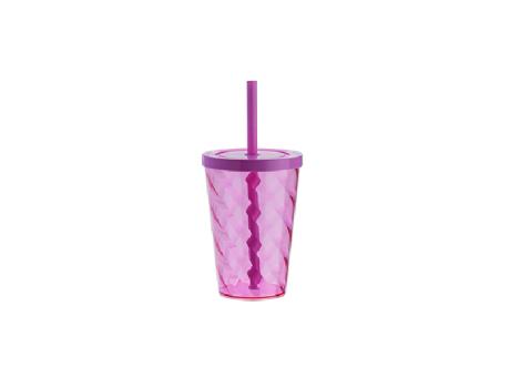 VASO JOY CUP PS 400ML-ROSA BEBE TRANSP. R: 01194033 NEOPLAS