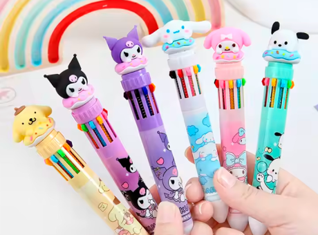 Imagen de BOLIGRAFO 10 COLORES KUROMI (36 PZS SET) YL-70784