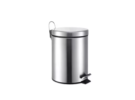 BASURERO INOX REDONDO 5 LITROS E-4725-5L
