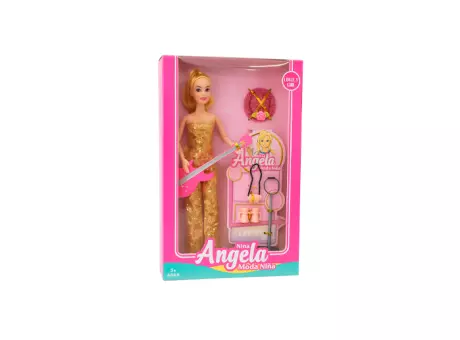 Imagen miniatura de MUÑECA CAJA C/GUITARRA DESM OM397512