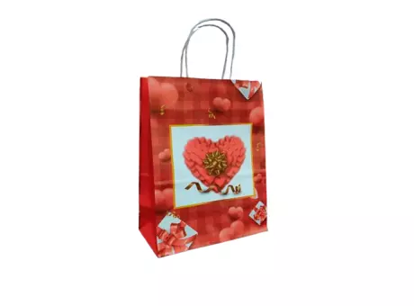 Imagen miniatura de BOLSA PAPEL DISEÑOS VARIOS 27X21X11CM UNIDAD