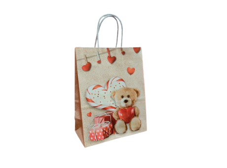 Imagen de BOLSA PAPEL DISEÑOS VARIOS 27X21X11CM UNIDAD