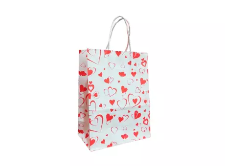 Imagen miniatura de BOLSA PAPEL DISEÑOS VARIOS 27X21X11CM UNIDAD