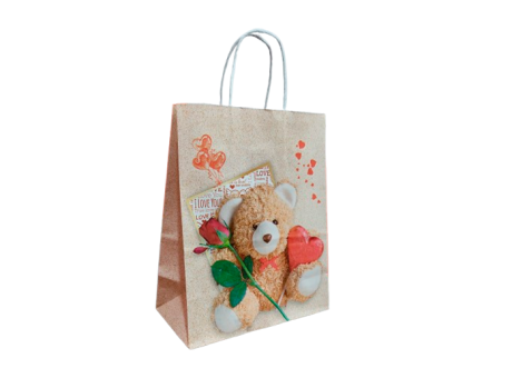 Imagen de BOLSA PAPEL DISEÑOS VARIOS 27X21X11CM UNIDAD
