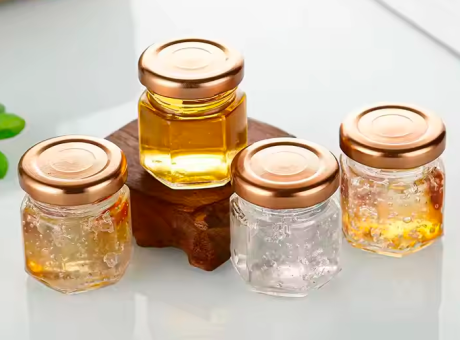 Imagen de FRASCO MINI HEXAGONAL 40ML VIDRIO