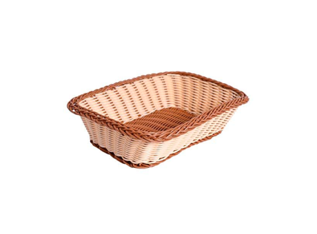 Imagen miniatura de PANERA MIMBRE RECTANGULAR PLASTICO E-5854 SLR