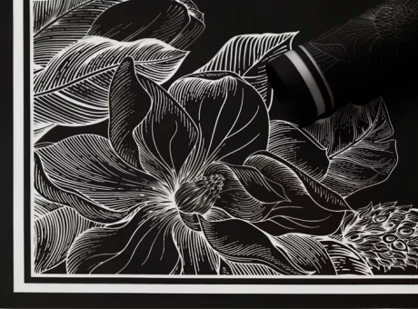 Imagen de PAPEL P/REGALO FLOR MAGNOLIA 58X58 (20 UNIDADES) 6 COLORES PDR-MULA SLR