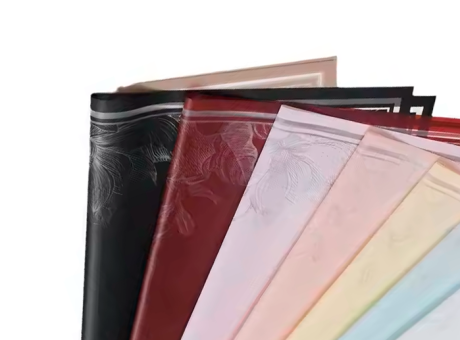 PAPEL P/REGALO FLOR MAGNOLIA 58X58 (20 UNIDADES) 6 COLORES PDR-MULA SLR