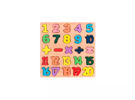 Imagen miniatura de ROMPECABEZA ABC NUMEROS TT-0464-20CM SLR