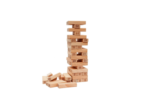 JUEGO DE MESA JENGA MADERA A-9724-18CM