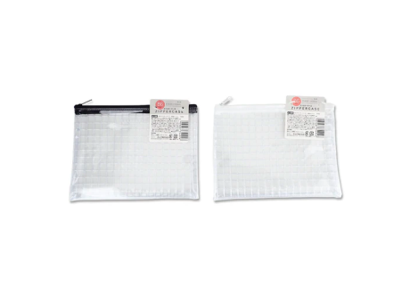 CARTUCHERA PLASTICA B6 (19.5X14.5X0.5CM) TRANSP.