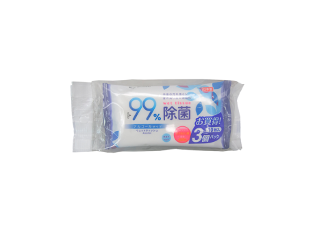 PAÑUELO HUMEDA CON ALCOHOL 3P (10 UN)