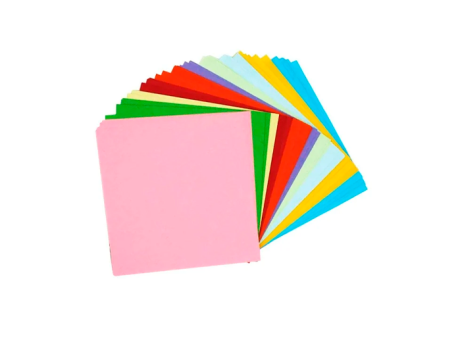 PAPEL ORIGAMI 30P (15X15CM) 10 COLORES