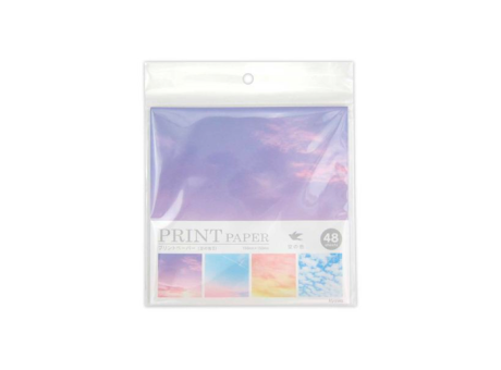PAPEL ORIGAMI 48P (15X15CM) 12 COLORES DE CIELO