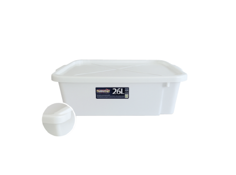 CAJA MULTIUSO CON TAPA NATURAL 26L 2017 PLASNEW