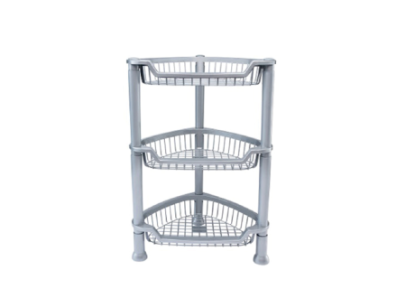 FRUTERA TRIANGULAR 3 NIVELES PLATA 839 PLASNEW