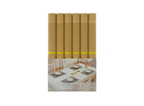 Imagen de SET DE INDIVUAL 6 PIEZAS PVC-6PCS-6