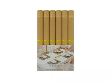 Imagen miniatura de SET DE INDIVUAL 6 PIEZAS PVC-6PCS-6