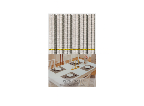 Imagen de SET DE INDIVUAL 6 PIEZAS PVC-6PCS-6