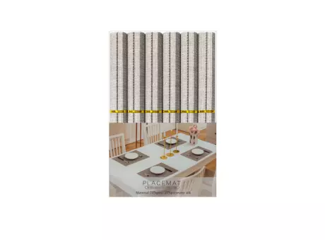 Imagen miniatura de SET DE INDIVUAL 6 PIEZAS PVC-6PCS-6