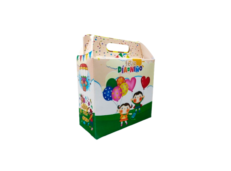 Imagen de CAJA FELIZ DÍA DEL NIÑO  DISEÑOS VARIOS 19X17X8.5
