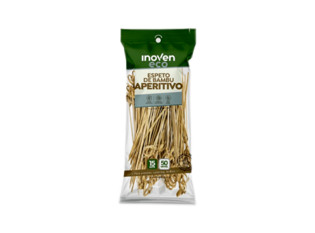 PALITO BAMBU 15CM APERITIVO VERDE 50UN