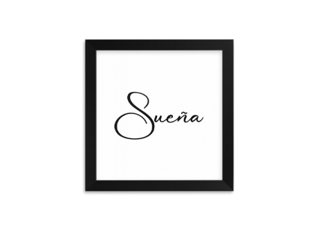 PORTA RETRATO SUEÑA (25X25X2CM) NEGRO