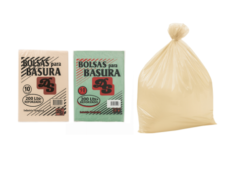 Imagen miniatura de BOLSA P/ BASURA 200 LTS REFORZADO